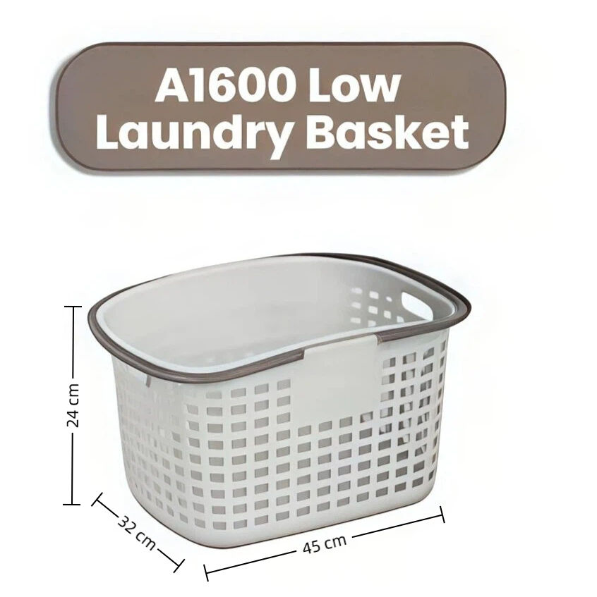 Panier à linge bas