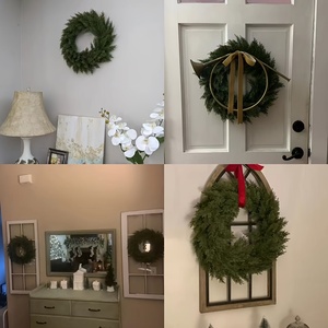 Guirlande artificielle <span class=keywords><strong>de</strong></span> cyprès et <span class=keywords><strong>de</strong></span> pin pour <span class=keywords><strong>couronne</strong></span> <span class=keywords><strong>de</strong></span> Noël, décoration <span class=keywords><strong>de</strong></span> fenêtre et <span class=keywords><strong>de</strong></span> porte pour les fêtes - Product Image 3