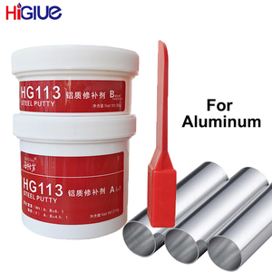 Masilla Epoxi para Reparación de Aluminio Higlue 113 |   Compuesto de Dos Componentes Relleno de Metal 250g - Product Image 1