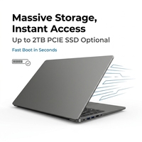 Yifang Laptop Aziendale in Metallo a Forma di A da 15,6 Pollici con AMD Ryzen 5 5500u, Sblocco con Impronta Digitale, Supporto OEM/ODM Personalizzato