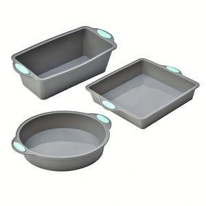 Ensemble de moules à pain en silicone personnalisés, faible MOQ, antiadhésifs, empilables, pour la pâtisserie et les outils de boulangerie - Product Image 1