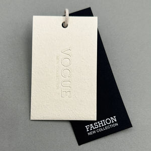 Etiqueta Colgante de Ropa de Lujo Personalizada, Etiqueta Tejida Acrílica con Logotipo de Marca, Etiquetas Colgantes para Prendas, Accesorios de Moda de Primera Calidad - Product Image 1