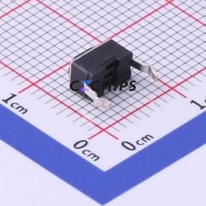 UK-B0205-G4.3-250 Tactile Switch Through hole Component (THT) Switch Single Pole Single Throw Rectangle Button 2.5N Through Hole - Product Image 2