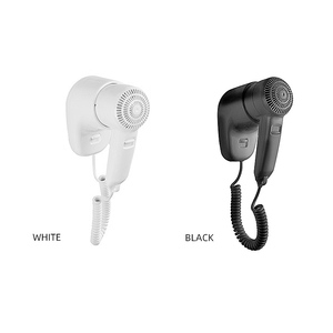 Secador de pelo ajustable de aire frío y caliente de un paso de 1300W, secador de pelo profesional montado en la pared para baño de Hotel - Product Image 5