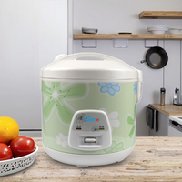 Cuisinière à riz électrique portable pour la maison, fonction de maintien au chaud automatique, revêtement antiadhésif, cuve intérieure de 3 L, multifonction