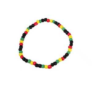PESENAR 6 pièces Collection Hippie des années 1960-Ensemble <span class=keywords><strong>perruque</strong></span> hippie, lunettes rondes, 2 bracelets, collier et foulard - Product Image 4
