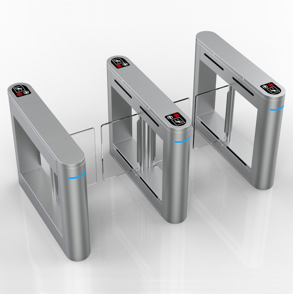 Intelligent Swing Barrier Turnstile Access Control Turnstile Gate For Gyms With Stainless Steel IP66 Protection · image 3
