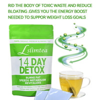 Té Herbal Adelgazante Detox de 14 Días para Exportación, Té Medicinal para Pérdida de Peso Sin Azúcar, Mejora la Densidad Ósea