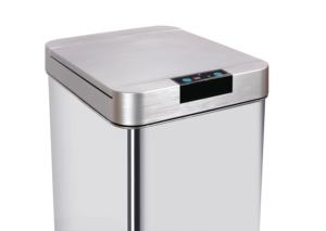 13 galones hogar oficina de cocina de metal rectangular de acero inoxidable sanitaria inteligente sensor de residuos <span class=keywords><strong>bin</strong></span> - Product Image 4