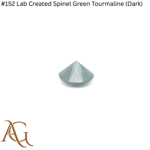 Espinela Cultivada en Laboratorio # 152 Esferas de Turmalina Verde (Oscura) de Espinela Creada en Laboratorio, Sintética, Simulada por Fusión de Llama - Product Image 6
