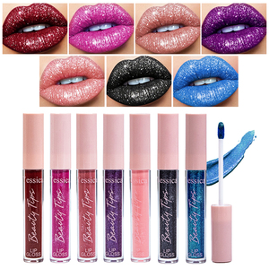 Brillo Labial Multicolor con Purpurina al por Mayor OEM/ODM, Lápiz Labial de Larga Duración con <span class=keywords><strong>Efecto</strong></span> Voluminizador, Hidratante y Brillante - Product Image 1