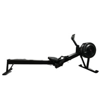 Máquina de Remo de Interior Personalizada de Fábrica, Equipo de Ejercicio de Cuerpo Completo de Alta Resistencia para Uso Doméstico y Comercial, Nivel de Resistencia al Aire 10, Máx. 150 kg