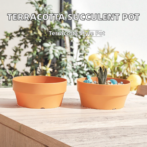Macetas Redondas de Plástico para Suculentas, con Drenaje, Contenedor Pequeño para Plantas, Ecológico, para Centros Comerciales - Product Image 2