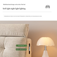 Lit rembourré fabriqué en Chine, lit double, lit en tissu, lit king size, mobilier de chambre à coucher moderne