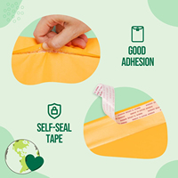 Nouveaux arrivages : enveloppes à bulles kraft épaisses et rembourrées, autocollantes, pour l'expédition de petits articles.