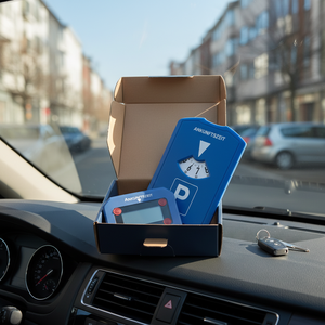 MightyTech Digital Parking <b>Disc</b> Electronic Parking Meter With One Click Hide Function <b>Plastic</b> Modern Design For Temporary - Product Image 3