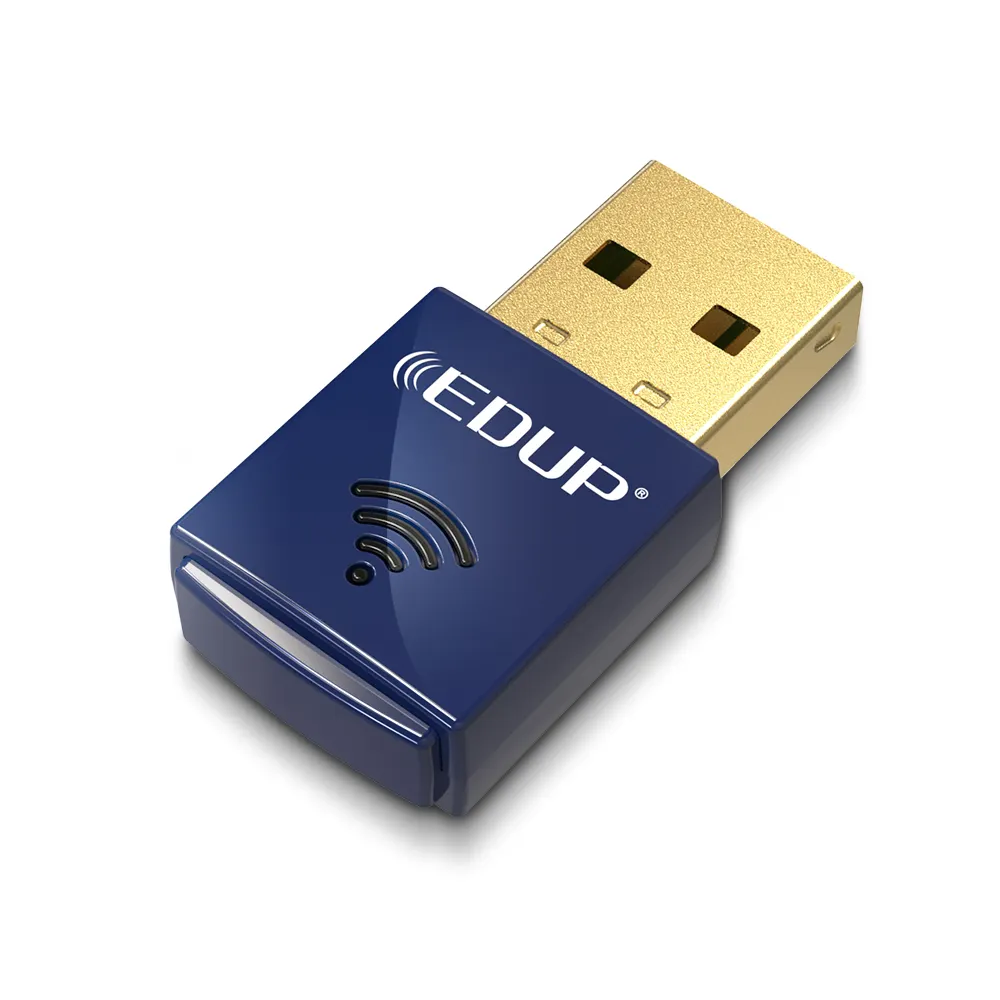 EDUP EP-N8568 150Mbps 2 इन 1 वायरलेस USB 4.0 ब्लूटूथ वाईफ़ाई एडाप्टर नेटवर्क कार्ड Android Linux Windows के लिए RTL8723BU के साथ