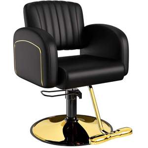 Chaise de coiffure ergonomique avec dossier et siège rembourrés pour salon de coiffure et spa capillaire, chaise de coiffage réglable pour salle de beauté - Product Image 5