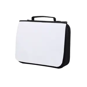 Sublimation einfarbige Tote-Tasche Geschäfts-Büro-Handtasche Briefkasten-Tasche Outdoor tragbare Aufbewahrungs-Buchstasche für Wärmeübertragung Druck Logo