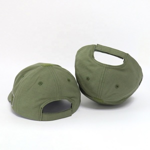 थोक कस्टम व्यक्तिगत हुक-एंड-लूप पहनने-प्रतिरोधी शूटिंग पुरुषों के 6 पैनल संरचित सामरिक बेसबॉल कैप - Product Image 6