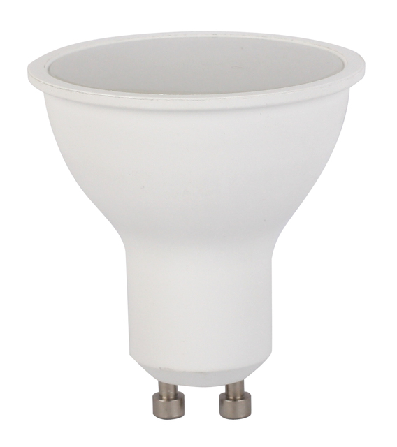 High Efficiency Dimmable LED GU10 BULB 38/360 Beam Angle 500 Lumens AC 110-260V 2700-6500K Color Temp CRI 80 Aluminum+PC Modern