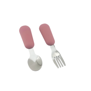 Juego de Cuchara y Tenedor de Acero Inoxidable Ecológico para Bebés, Apto para Alimentos, Libre de BPA, Cubiertos para Niños Pequeños, Utensilios para la Hora de Comer, Kit de Vajilla al por Mayor - Product Image 3