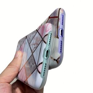เคสโทรศัพท์ลายหินอ่อนธรรมชาติสีสันสดใสสำหรับ iPhone X, 6, 7,6PLUS, 8 PLUS, x/xs, XR, XS MAX, 11, 11pro, 11 PRO MAX