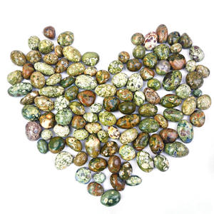 Caída de precios Cristal natural Pulido de alta calidad Rainforest Jasper Piedra caída para Decoración - Product Image 4