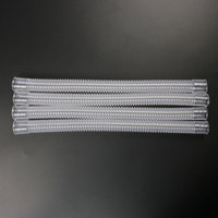 Tuyau souple ondulé en PVC de qualité médicale, tube transparent pour ventilateur, machines d'anesthésie, moulage par soufflage, découpe personnalisée disponible HongDun