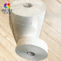 Ruban d'étiquettes de vêtement en nylon taffetas ruban pour rouleau d'étiquettes d'entretien de lavage TTR