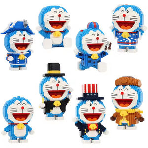 Nouveautés : Ensembles de blocs de construction pour enfants, briques, cadeaux, figurines de chat <span class=keywords><strong>robot</strong></span> micro Balody à assembler, cadeaux pour enfants - Product Image 1