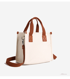 <b>Large</b>-capacity student new seasonal <b>canvas</b> <b>bag</b> for women casual and versatile shoulder <b>bag</b> - Product Image 2