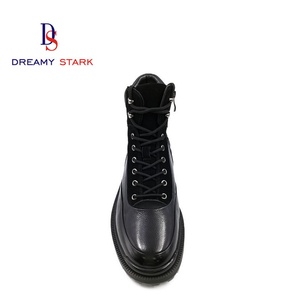 Botas de Piel Auténtica con Cordones y Caña Alta, Estilo Casual para Hombre, Otoño-Invierno, Marca Dreamy Stark, Transpirables y Antideslizantes, Ideales para Bodas - Product Image 2
