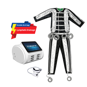 Appareil de pressothérapie infrarouge pour drainage lymphatique, équipement de thérapie multifonctionnel, technologie à vide, corps en plastique blanc - Product Image 2