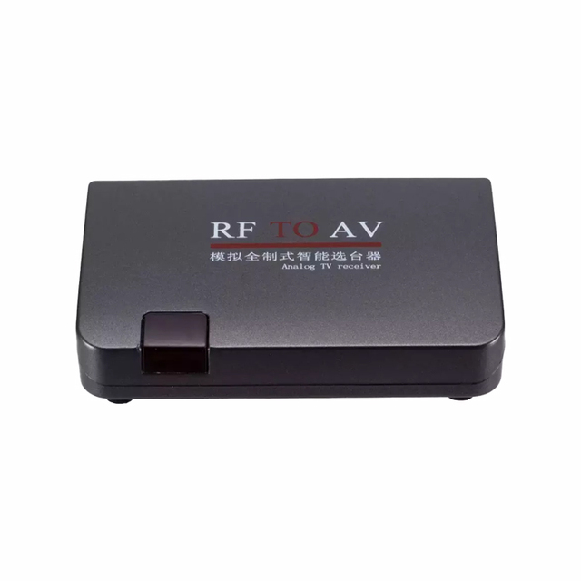 RF Cable Radio Frequency to AV Old TV Converter RF to AV Analog Channel Selector