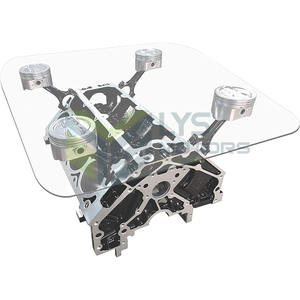 <span class=keywords><strong>Table</strong></span> <span class=keywords><strong>basse</strong></span> en forme de <span class=keywords><strong>bloc</strong></span> <span class=keywords><strong>moteur</strong></span> personnalisé, belle et pratique - Product Image 1