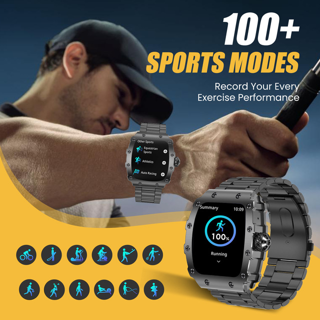 NX W12 Smart Call Watch Life Waterproof Silicone Band Step Counting Heart Rate Health Monitoring Outdoor