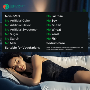 In magazzino la spedizione veloce si addormenta velocemente migliori integratori naturali di aiuto per dormire a base di erbe integratore di sonno capsule integratore alimentare - Product Image 5