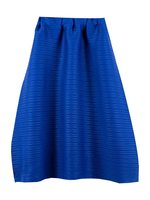 Jupe taille haute pour femme Miyake, design plissé élégant, drapé haut de gamme, mi-longue, pour un style décontracté d'été