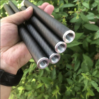 Application de plongée personnalisée Barils de tube en fibre de carbone utilisés pour la tige de support en toile de yacht