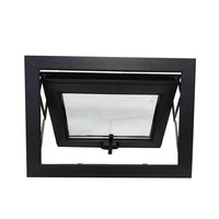 Ventanas Abatibles de Aluminio DiYOU con Marco de Aleación de Aluminio y Vidrio, Certificación CE, Garantía de 5 Años, Diseño Moderno para Hoteles