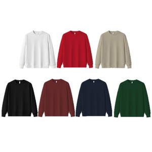 Wholesale Custom Unisex Plain Crewneck Sweatshirt Embroidery Printing Logo High Quality Blank 100% Cotton Pullover Sweatshirts - Product Image 4