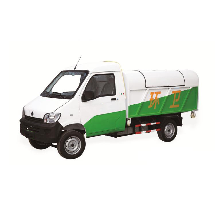 Заказная электрическая четырёхколёсный вагончик с очистки и санитарии грузовик мусорный бак передача грузовика Электрический самосвал