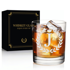 Juego de Vasos de <span class=keywords><strong>Whisky</strong></span> de Lujo con Iniciales Personalizadas, Vaso Old Fashioned Grabado Personalizado, Caja de Regalo Premium para el Hogar - Product Image 4