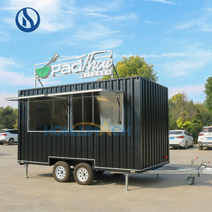 <span class=keywords><strong>Container</strong></span> nhà bếp xe tải 13ft rỗng nhượng thực phẩm Trailer giá rẻ để bán chấp nhận tùy chỉnh - Product Image 3