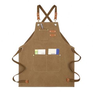 <b>Kids</b> Sleeveless Apron Thickened 16AN Polyester Cotton Heavy-Duty Durable Adjustable Waist Multiple Pockets Machine - Product Image 1