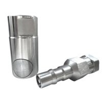 RBE 19.1105 Raccords rapides hydrauliques 1/2 en acier inoxydable, accouplement rapide à déconnexion haute pression