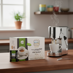 Gattopardo 100 Capsule di Caffè Insonnia Compatibili con Sistema UNO, Set in Metallo, Plastica e Ceramica con Coperchio Business, 0,11 Capsule/Capsula - Product Image 3