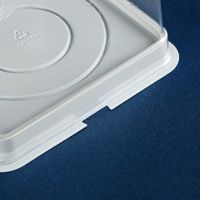 Boîtes à gâteaux transparentes surélevées de qualité alimentaire de 2 à 5 pouces pour desserts, mousses, gâteaux à étages, mini-emballages d'anniversaire