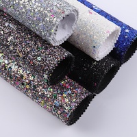 Tissu en cuir PU sergé à paillettes, style valise, résistant à l'abrasion, 1,4 mm, pour trousse de maquillage, étui de téléphone, accessoires capillaires, rembourrage, bagages